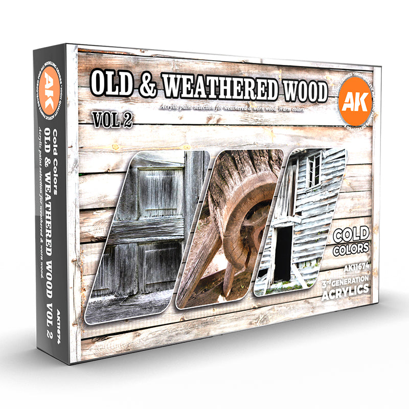 Old & Weathered Wood Vol 2 (Cold Colours)