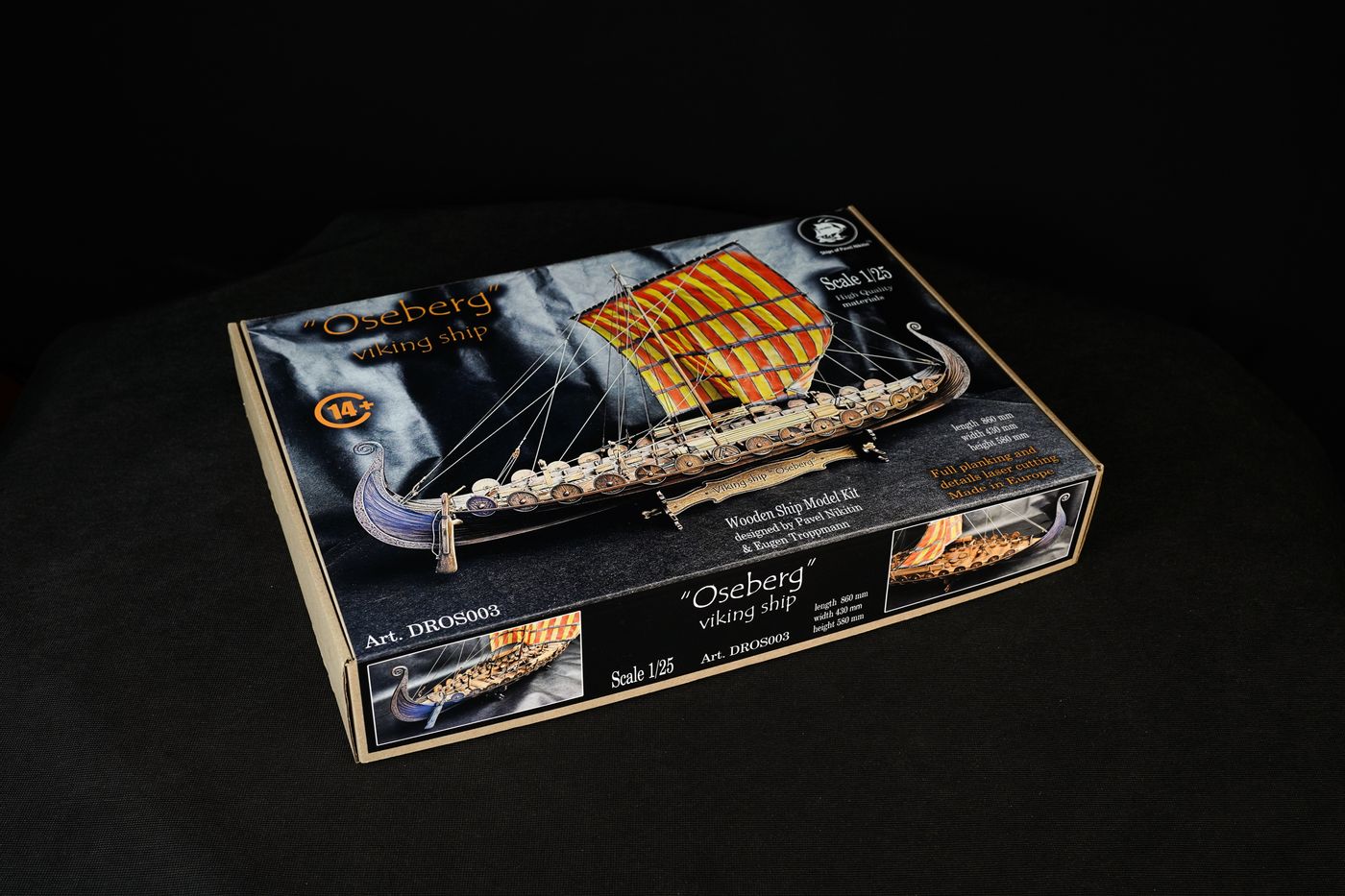 The Viking ship "Oseberg" Version 3 - 1:25th Scale (Ships of Pavel Nikitin)