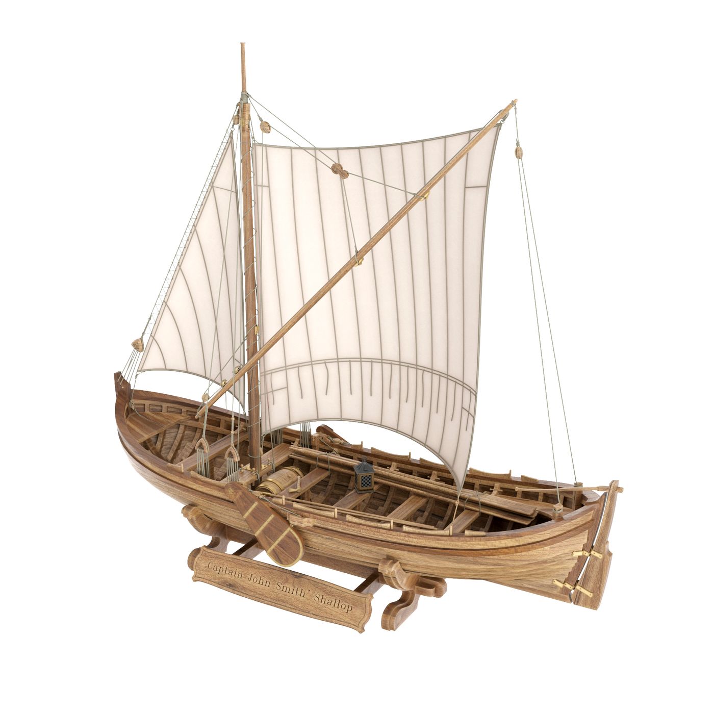 Captain John Smith's Shallop - Ships of Pavel Nikitin
